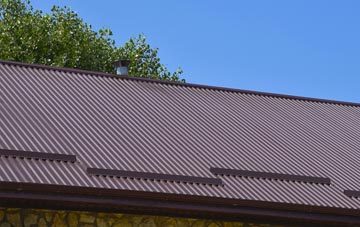 typical Lawrenny Quay corrugated roof uses
